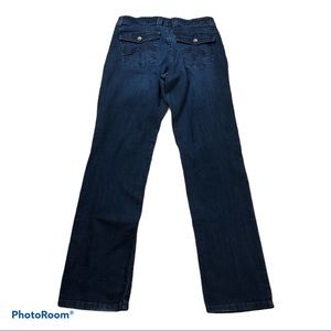 Jeans no-gap straight leg lower on waist Lee size 10